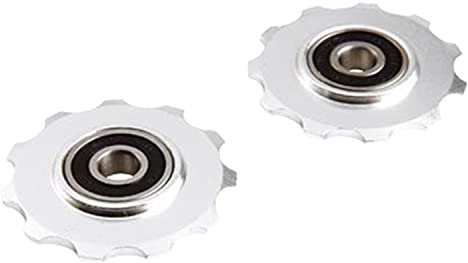 Galet derailleur atoo 9/10v. a roulements Argent (Adapt. Shimano) (Jeu)
