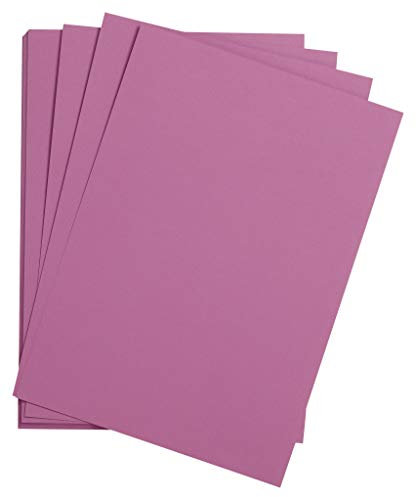 Clairefontaine 90776C - Pochette carta da disegno colorata Etival Color, doppia grana, 25 fogli 29.7x42 cm 160 g, viola