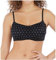Freya Jewel Cove Convertible Bikini Top, 38D, Black