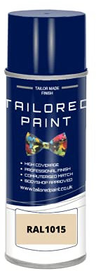 RAL 1015 Light Ivory Gloss Enamel Aerosol Paint Can Paint For Wood, Metal, Plastic, PVC, UPVC, Fascia Boards - Indoor & Outdoor