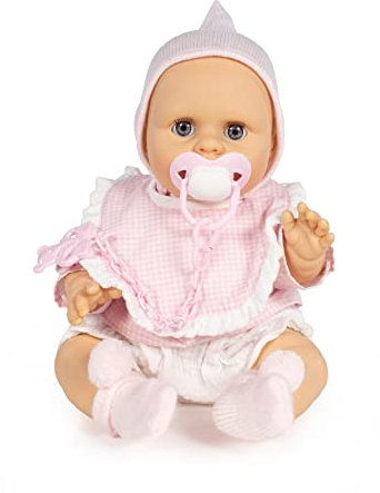 La Nina Baby Isabella Gorro Muñeca de Vinilo, a partir de 3 Años, Rosa