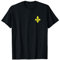 Bosnien Design Bosnische Flagge mit Lilie T-Shirt Schwarz S Klassisch Bosnien, Lilie, Blau, Gelb, Jugoslawien, Kohäsion, Bosnien-Herzegowina, Sarajevo, Mostar, Nationalsymbol, BiH
