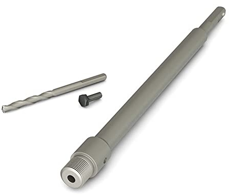 SYDARSYN Adaptateur SDS Plus 400mm + Foret de Centrage, pour Scie à Cloche Trépan Couronne Carotteuse