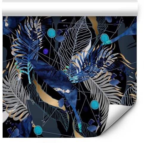 murando Papier Peint Adhesif 10m Mural 3D Decoration Feuille Autocollante Stickers XXL pour Meubles Revetement Mural Tableaux Muraux Tapisserie Trompe l'oeil Motifs géométriques f-B-10021-j-a