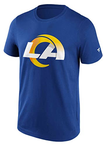Fanatics - NFL Los Angeles Rams Primary Logo Graphic T-Shirt Colour Blue, blue, XXXL