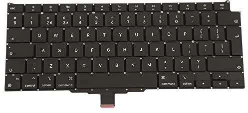 OLVINS UK Englische Tastatur für MacBook Air 13 A2337 Tastatur UK Layout 2020 Jahr EMC 3598 M1