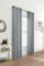 LOFT LIVING Winmate Vorhang mit Ösen, isoliert, Baumwolle, je 101,6 x 213,4 cm, Delfingrau