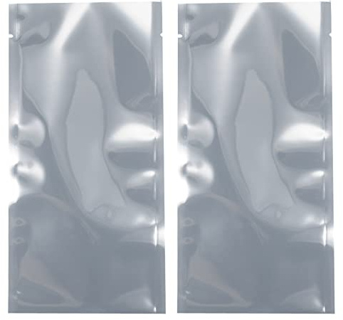 Rebower Anti Static Bags ESD Shielding Bags Reusable, [for Electronic Device GPU Hard Drive SSD HDD Motherboard] - 4x8inch/50pcs