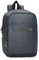 Pepe jeans Hatfield Mochila para Portátil 13,3 Azul 25x37x10 cms Poliéster 9,25L