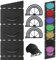 Hutablage Hut-Organizer für Baseballkappen, Faltbar Baseball Kappen Halterung, Tür Rückwand Cap Halter, Hut Display Aufhänger Kappenhalter, Hut Kleiderbügel 14 Taschen, Formstück Baseballkrempe