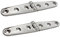 CharnièRe De Porte,CharnièRe Inox Charnière à sangle en acier inoxydable 2 pcs avec 6 trous 152mm miroir vernis marin de bateau marin matériel de portes coulantes