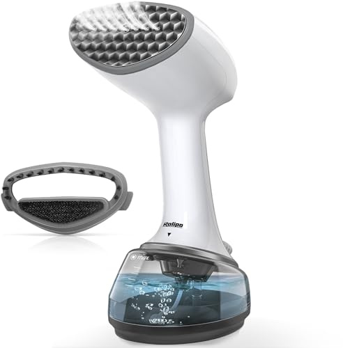 Vaporizador para ropa, 1350 W para el hogar, oficina, viajes, 400 ml, compacto y portátil, tanque de agua de gran capacidad, antiarrugas