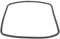 SPARES2GO Guarnizione principale in gomma con clip di fissaggio angolari compatibile con forni Whirlpool (445 mm x 350 mm)