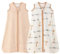 Looxii 2er Pack Baby Schlafsack Sommer 100% Baumwolle Sommerschlafsack 0.5 Tog Babyschlafsack für Neugeborene Jungen Mädchen 12-18 Monate