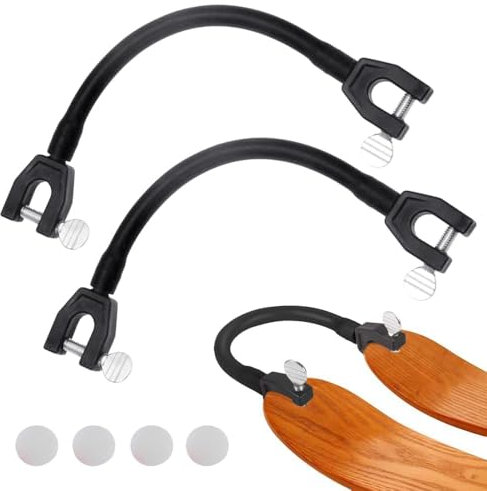 Udbrud Skispitzenverbinder, 2 Stück Easy Wedge Skitrainingshilfe Skispitzen Anschluss Lehrt, Tragbarer Skiverbinder Ski Tip Connector, Snowboard Spitze Clips Halter für Skitrainer Trainer Anfänger