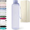 KIVY Trinkflasche 1l - Kohlensäure geeignet & Auslaufsicher - Für Sport, Schule & Büro - Sport Trinkflasche Gym - Wasserflasche Sprudel geeignet - Sportflasche 1 Liter - Spülmaschinenfest