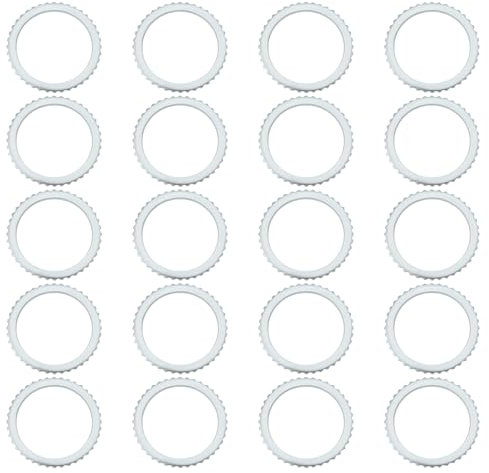 SG Store 20 Stück Kreissägeblatt-Reduzierring Sägeblatt-Bohrbuchsen Buchsenscheibe für Kreissägeblatt Trennscheibe 25,4x20x1mm