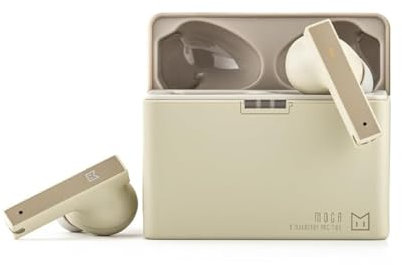 Moondrop Moca True Wireless Kopfhörer (TWS) Bluetooth 5.4 für Benutzerfreundlichkeit und Komfort (Cafe)