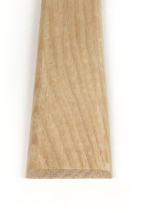 Solid Oak Flat Threshold Door Bar 45mm (Unfinished - Oak, 0.9m)