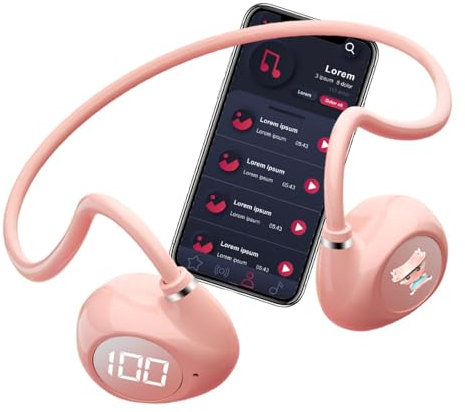 Auriculares de conducción aérea de Oreja Abierta | Auriculares Deportivos | Auriculares Deportivos de Oreja Abierta Resistentes al Sudor con Sonido HiFi para Senderismo, Entrenamiento, cycli