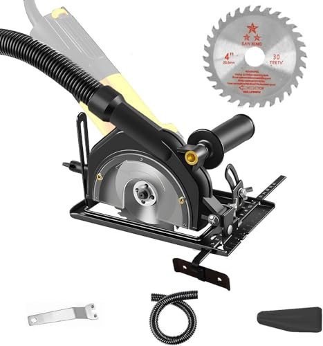 Winkelschleifer-Ständer mit verstellbarem Winkel (0–45°) & Schnitttiefe – Universale Halterung für 100–125 mm Schleifscheiben, inkl. Staubabsaugung & Präzisionsführung​