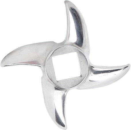 Meat Grinder Blade, Stainless Steel Cross Shaped Food Chopper Machine Blade Knife Cutter Replacement for Grinders Food Meat Grinding