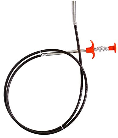 Uonlytech Kanalisations Clip Gerät 60cm Lang Vierzahniger Abflussreiniger Aus Langlebigem Material Flexibler Abfluss Baggerhaken Für Küchen Und Badezimmerabläufe Gegen Haar Und Speiseresteentfernung