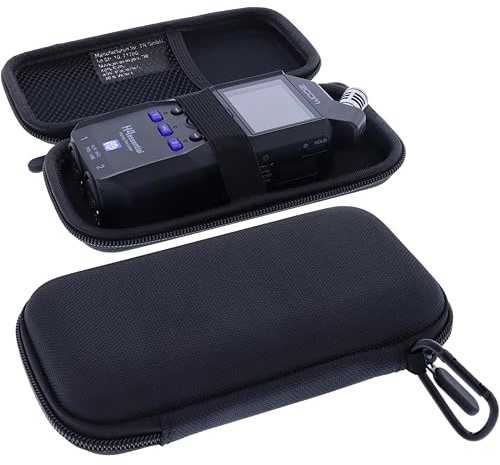 foto-kontor Custodia compatibile con Zoom H4essential Audio Recorder Cover Custodia protettiva per il trasporto - protezione sicura per gli spostamenti - nero
