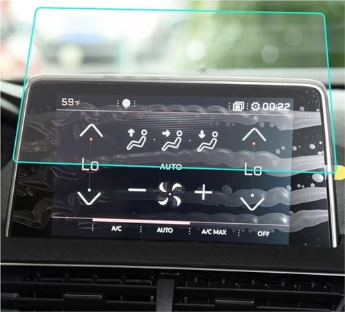 URAGER GPS Navi Displayschutzfolie Für Peugeot 3008 5008 Für 3008GT 4008 2017-2018 1 STÜCKE Stahl Displayschutzfolie Autonavigation Displayschutzfolie Aus Gehärtetem Glas