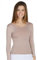 Ysabel Mora Thermoshirt für Damen, YSA_70002, Beige, YSA_70002 Small