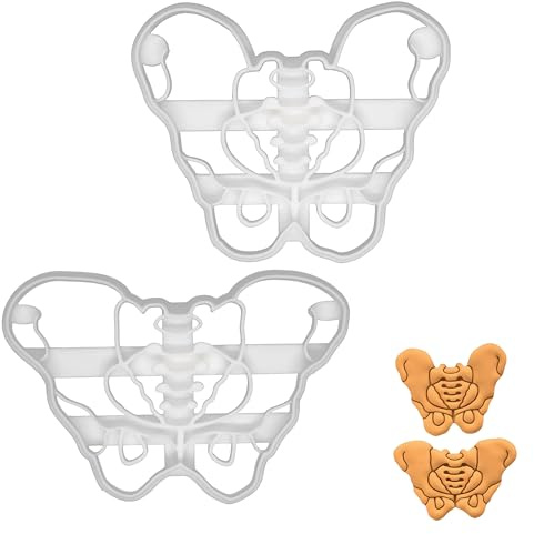 2er Set Becken Ausstechformen (Formen: Männliches und Weibliches Becken), 2 Teile, Bakerlogy