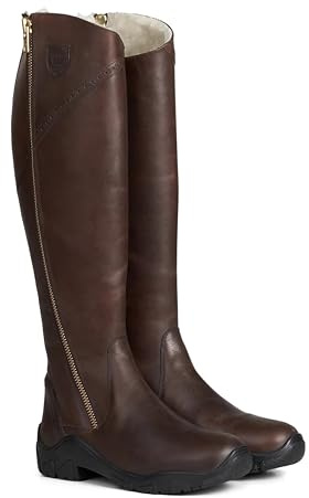 Horze Aspen Womens Winter Tall Boots - Dark Brown - 9R