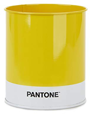 Balvi Porta matite Pantone Colore Giallo Organizer da Desktop Tieni Penne, matite e pennarelli ordina