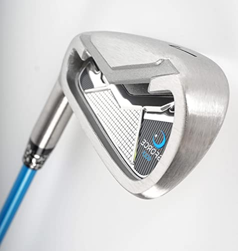 GForce 7 Iron Golf Swing Trainer Super Flexible Shaft Training Aid for Tempo, Rhythm, Transition, Timing + USGA Approved. Most Advanced Golf Training Aid of 2023. (Left Handed)