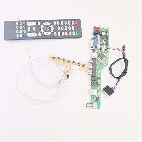 For BT156GW01 laptop led lcd monitor T.V53 screen controller driver board DIY kit HDMI/VGA/AV/USB 40pin LVDS WLED 15.6 1366 * 768 (BT156GW01 V.3)