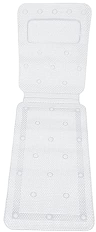 Yosoo Health Gear Badematte in Voller Länge, rutschfeste Badewannenmatte mit Saugnäpfen, Ganzkörper-Badematte Kissen, Spa-Badematte, Extra Lange Badewannenmatten 125 X 36 cm