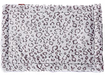 RAIKOU Hundedecke Katzendecke Haustier-Decke mit Plüsch Kissen Fleece-Decke/Tier Schlafdeck Hundebett Haustierbett, waschbar und rutschfest (120x85cm, Leopard)