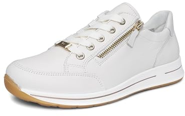 ARA Damen Schnürer Osaka Weiß,Weißgold/Camel