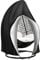 Emwel 190x115cm Hanging Chair Cover with Zipper - Heavy Duty Egg Swing Cocoon Chair Cover ,Outdoor Waterproof Windproof Durable Heavy Duty Garden Furniture Protector
