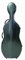 HDYNUZ Cellokoffer, 4/4-Cello-Hartschalenkoffer, ultraleichter Kohlefaser-Cellokoffer, wasserdichte Anti-Druck-Räder für den Transport im Reiseflugzeug (Color : Green)