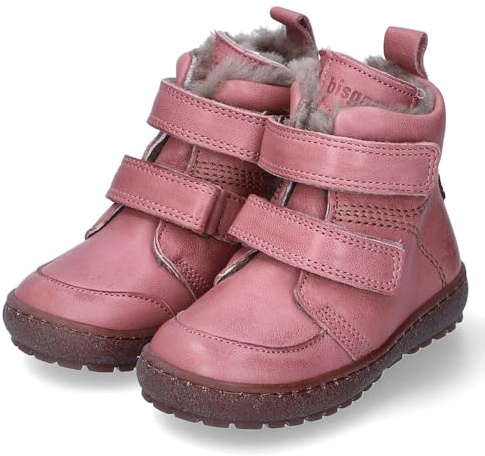 Bisgaard Unisex Storm Lamb First Walker Shoe, Old Rose, 25 EU