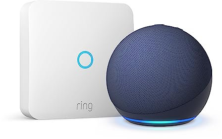 Echo Dot (5.ª generación, versión de 2022) + Ring Intercom de Amazon | La combinación ideal para un hogar más inteligente