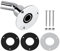 XIHIRCD 316 Thru Hull Exhaust Skin Fitting 24mm for Diesel Parking Heater Exhaust Pipe, with Bolts Nuts Gaskets Hardware for Boat Marine Car Trucks (Angled Style)
