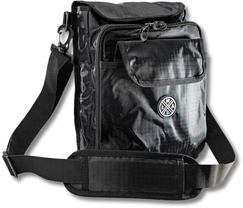 LMAB Angeltasche Move Shoulder Bag, Anglertasche, Angelkoffer, Angelrucksack, Angeltasche für Zubehör, Ködertasche Spinnfischen, Spinnfischen Tasche, Angelzubehör Tasche, Schultertasche Angeln