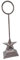 Heavy Duty Cast Iron Door Stop with Star Design, 47cm Long Handle, 1.1kg, Traditional Farmhouse Style, Brown