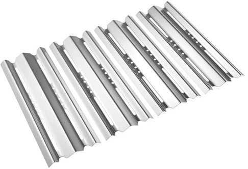 WELL GRILL Flavorizer Bars - Copertura per bruciatore a gas per Napoleon Legend LEX 485 605 730 Series, Mirage, Prestige 500, Rogue 365, in acciaio inox, confezione da 4