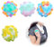 Wekuw Stressbälle, 4 Stück Antistressball Pop it Ball Fidget Spielzeug Popit Anti Stress Bälle Sensory Fidget Toy Stressball zum Kneten Anti Stress Spielzeug für Kinder und Erwachsene (4 Farben)