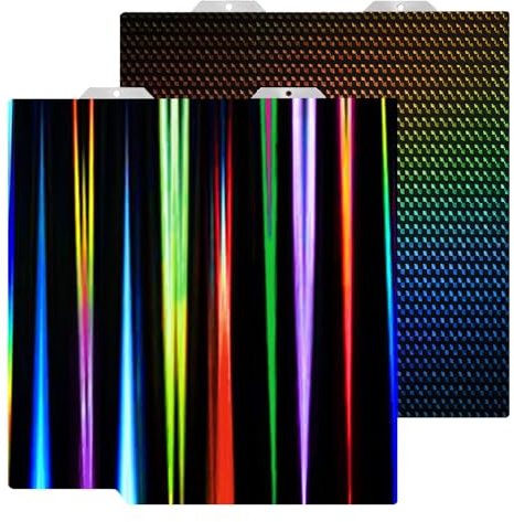 HIKUDIY 184x184mm H1H Build Plate for Bambu Lab A1 Mini | Double Sided Print Bed Light Beam+Phantom Spring Steel Sheet Plate Flexible Sheet for Bambu Lab 3D Printer