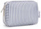 Narwey Klein Schminktasche Damen Kosmetiktasche Kulturbeutel Kulturtasche Reise Make-up Taschen für Frauen und Mädchen (Graublaue Streifen, Klein)