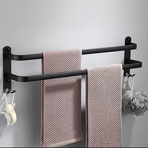 Porte-Serviettes Porte-Serviettes pour Salle de Bain, Porte-Serviettes Mural pour Salle de Bain, Porte-Serviettes, Porte-Serviettes, Porte-Serviettes de Cuisine, Porte-Serviettes/Double 40 cm